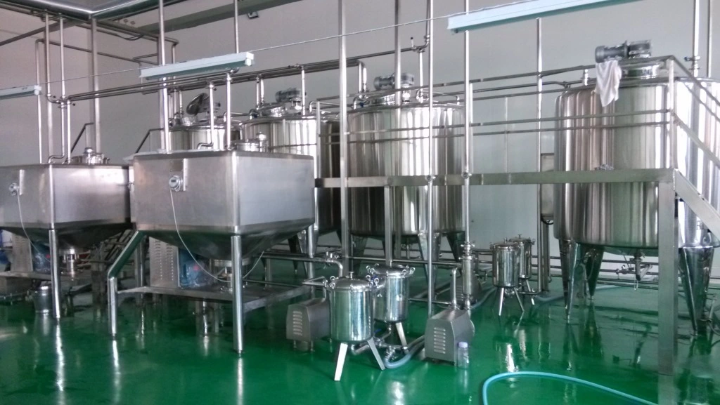 Food Grade Stainless Steel Steam Heating Mixing Tank