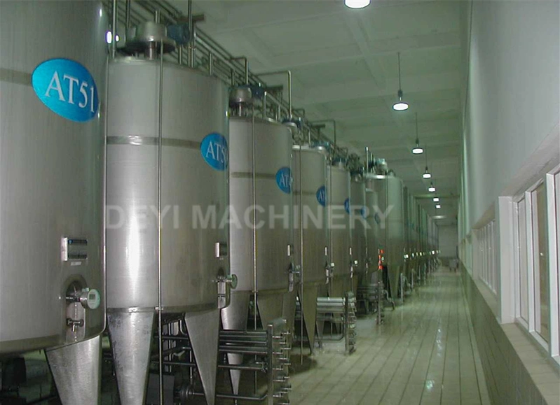 Stainless Steel Steam Jacketed Mixing Tank