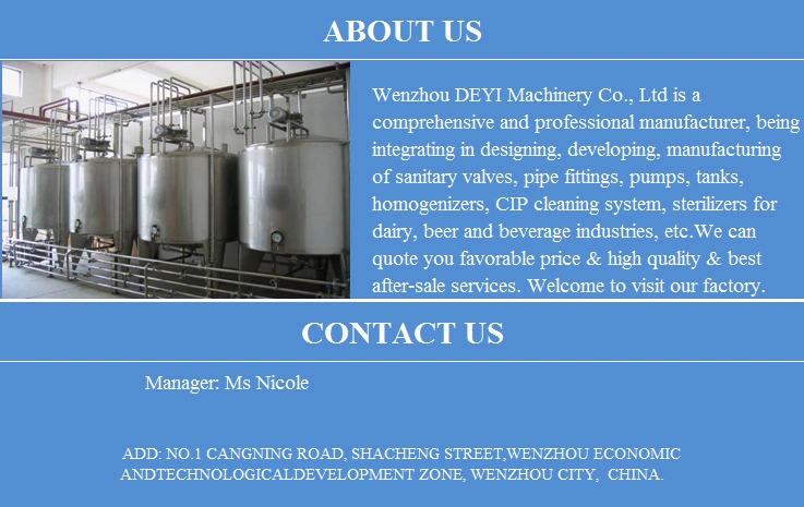 Stainless Steel Steam Jacketed Mixing Tank