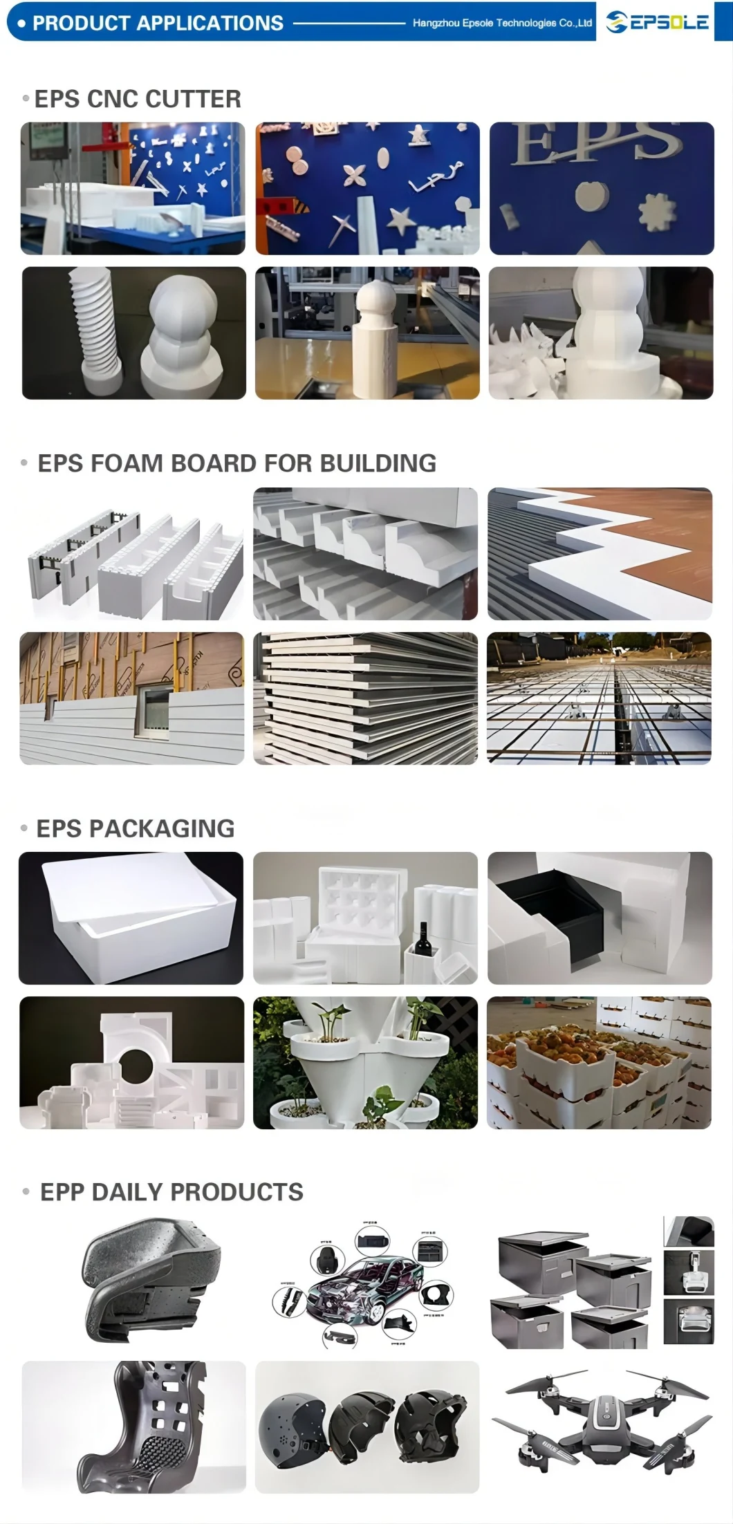 Epsole Expandable Polystyrene Molding EPS Foam Box Mold