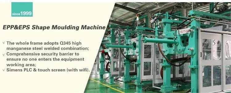 One Button Die Change System Automatic EPS Foam Shape Moulding Machine