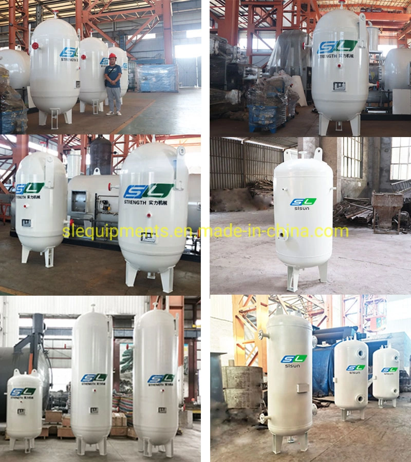 Reliable Quality SS316 Pressure Vessel Chilled Water ASME Code 30m3 50m3 Air Receiver Tank